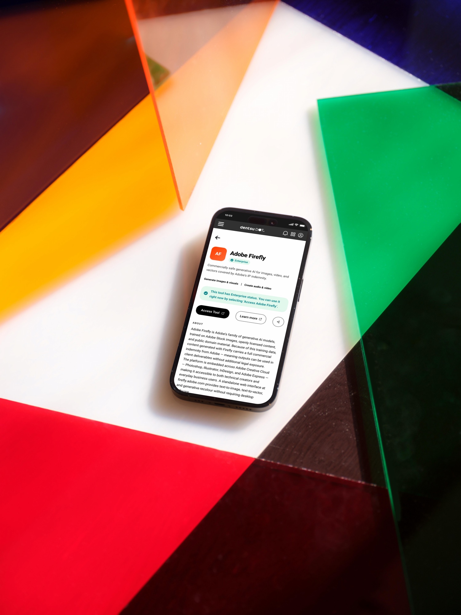AI Hub tool page on a phone