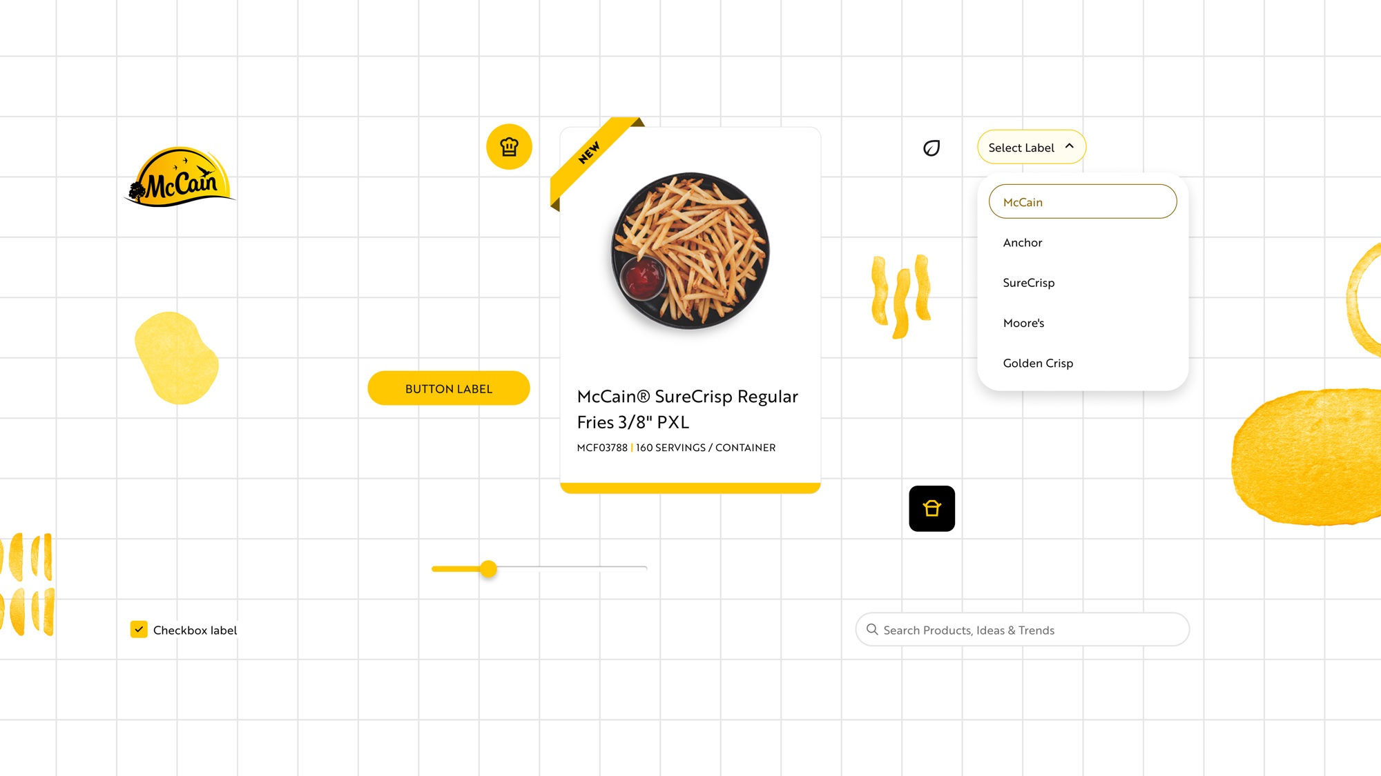 McCain component library